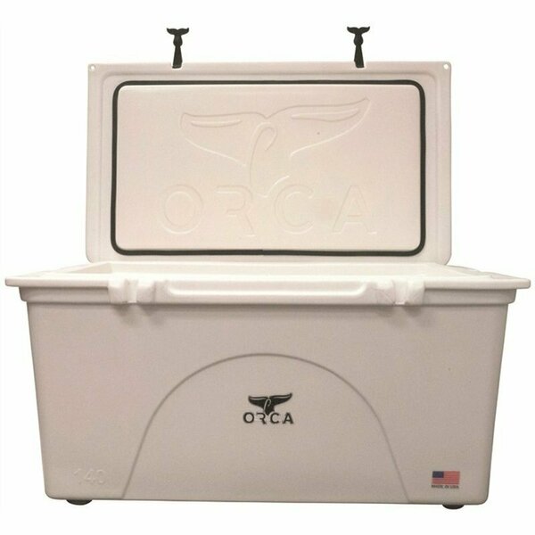 Orca Cooler, 140 qt Cooler, White, Up to 10 days Ice Retention ORCW140